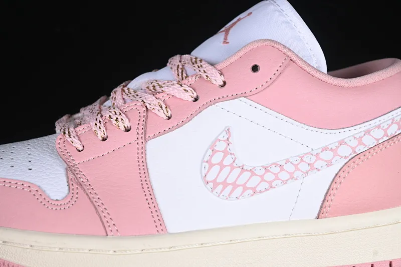 All categories Air Jordan Jordan series basketball shoes Air Jordan 1 Low Air Jordan 1 Low AJ1 Joe 1 customized model white pink low-top cultural and leisure sports sneakers DC0774-162